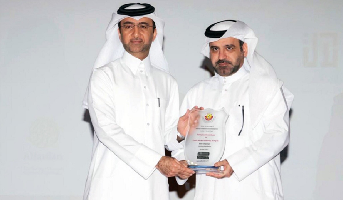 Ashghal Receives Construction Excellence Award for 2021